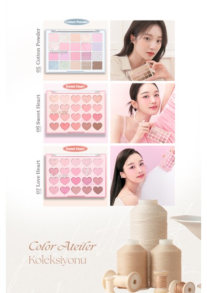 Mat ve Işıltılı Tonlardan Oluşan 20 Renkli Far Paleti Dasıque Mood Shadow Palette (04 Light Lavender) indirimleri