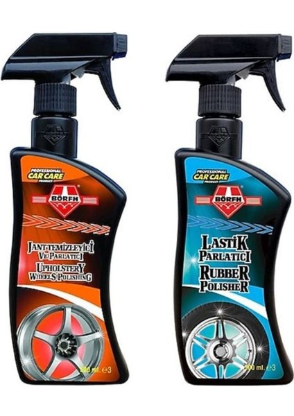 Lastik Parlatıcı + Jant Temizleyici Tetikli 500 ml 2’li Set