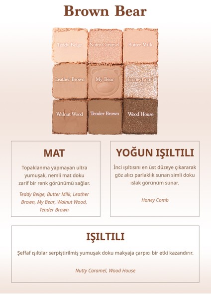 Mat ve Işıltılı Renk Seçenekleri Sunan Far Paleti Dasıque Shadow Palette (#28 Brown Bear) fırsatları