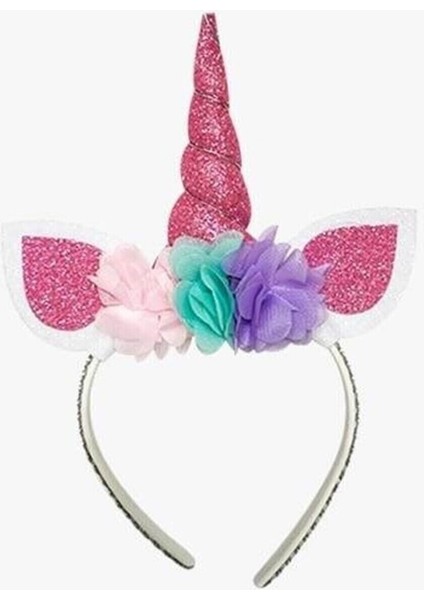 Eva Taç Unicorn Dolgulu Pembe