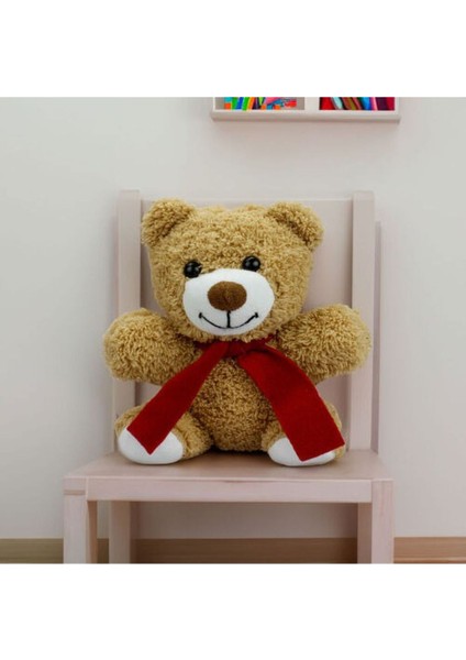 Fularlı Peluş Ayıcık Kahverengi 22CM fiyatları