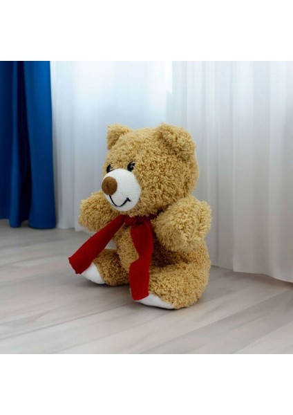 Fularlı Peluş Ayıcık Kahverengi 22CM modelleri