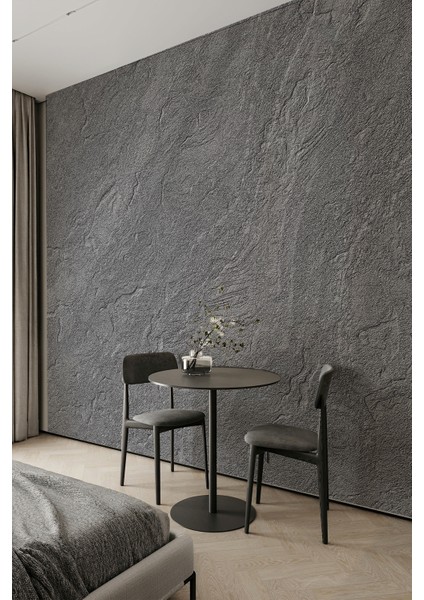 Loft Beton Görünümlü Modern Tekstil Duvar Kağıdı