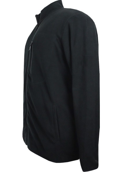 Büyük Beden Fermuarlı Polar Sweatshirt