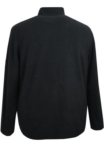 Büyük Beden Fermuarlı Polar Sweatshirt