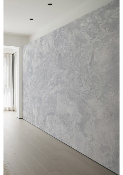 Minimalist Gri Mermer Efektli Tekstil Duvar Kağıdı fiyatları