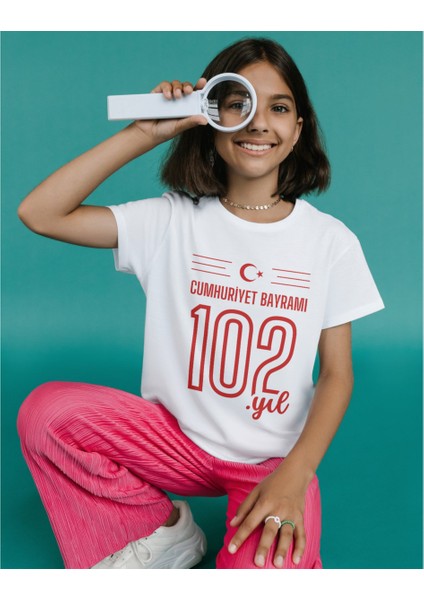 29 Ekim Cumhuriyet Bayramı Tişörtü | Atatürk Baskılı 102.YIL Çocuk & Yetişkin modelleri