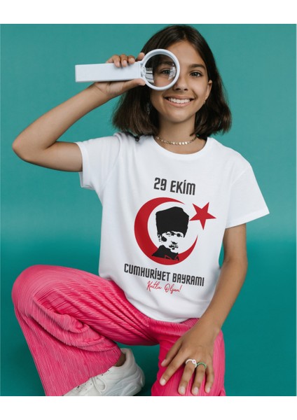 29 Ekim Cumhuriyet Bayramı Tişört 29 Ekim T-Shirt 102. Yıl Özel Tasarım Tişört fiyatları