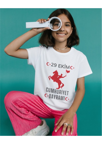 29 Ekim Çocuk Tişörtleri Cumhuriyet Bayramı Tişörtleri Çocuk / Kadın / Erkek Cumhuriyet Tişörtü modelleri