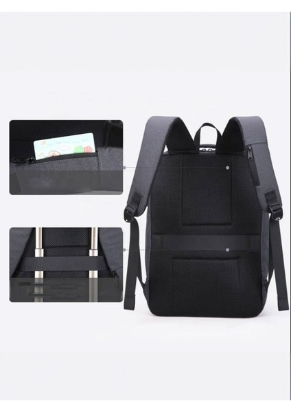 6123 USB Şarj Bağlantılı Dizüstü Bilgisayar Için Sırt Çantası (Laptop Çantası) - Hafif ve Dayanıklı Kent / Ofis Sırt Çantası modelleri