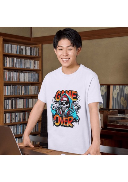 Game Over Yazılı T-Shirt Unisex Tişört fiyatları