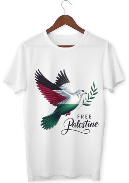 Özgür Filistin Temalı Tişört Bayrak Tasarımlı Filistin Tişörtü Unisex Çocuk ve Yetişkin modelleri