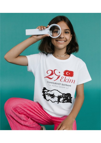 Cumhuriyet Bayramı Çocuk Tişörü 29 Ekim T-Shirt Atatürk Tişört
