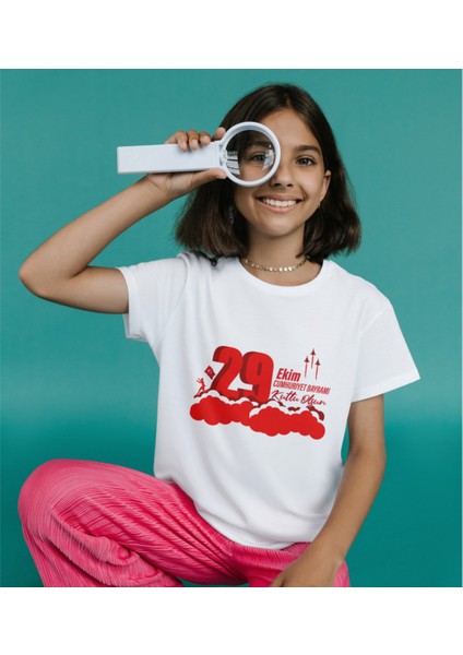 29 Ekim Cumhuriyet Bayramı Tişört 29 Ekim T-Shirt 102. Yıl Özel Tasarım Tişört