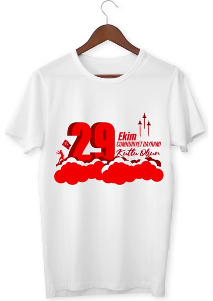29 Ekim Cumhuriyet Bayramı Tişört 29 Ekim T-Shirt 102. Yıl Özel Tasarım Tişört modelleri