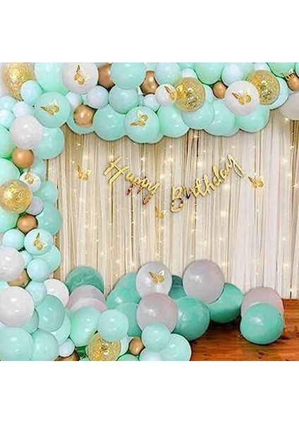 Çıtıpıtıstore Mint Yeşili Renk Doğum Günü Balon Set fiyatları