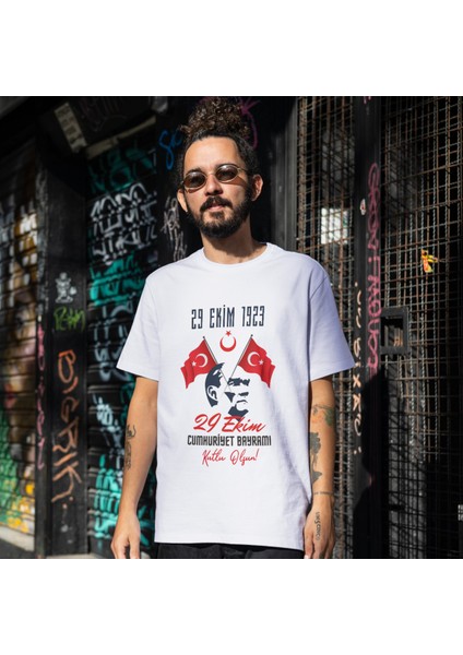 29 Ekim Çocuk Tişörtleri Cumhuriyet Bayramı Tişörtleri Çocuk / Kadın / Erkek Cumhuriyet Tişörtü fiyatları