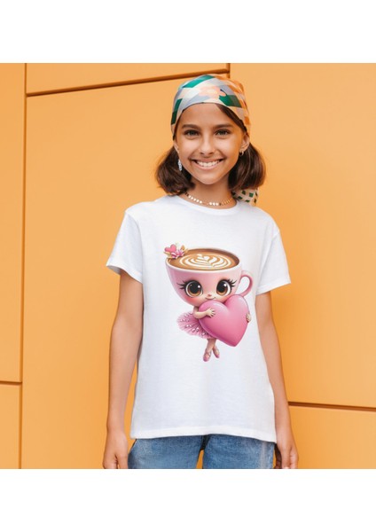 Ballerina Cappuccino Tişört Çocuk T-Shirt Tung Tung Sahur Yetişkin Unisex Tişört