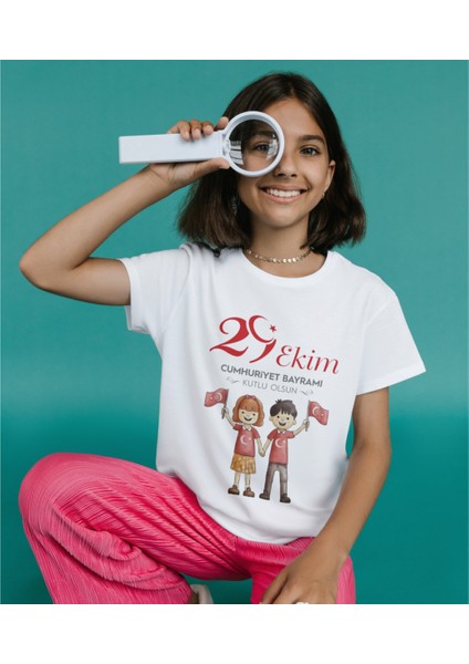 29 Ekim Çocuk Tişörtleri Cumhuriyet Bayramı Çocuk Tişörtleri modelleri