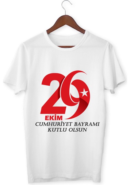 Cumhuriyet Bayramı Tişört 29 Ekim T-Shirt 102. Yıl Özel Tasarım Tişört