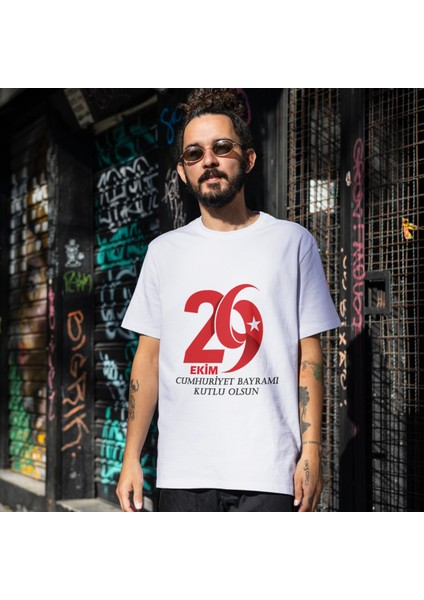 Cumhuriyet Bayramı Tişört 29 Ekim T-Shirt 102. Yıl Özel Tasarım Tişört fiyatları