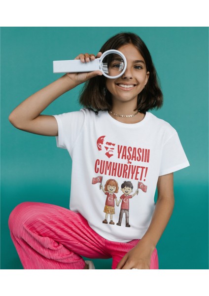 29 Ekim Çocuk Tişörtleri Cumhuriyet Bayramı Tişörtleri Çocuk / Kadın / Erkek Cumhuriyet Tişörtü