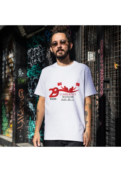 29 Ekim Cumhuriyet Bayramı Tişört 29 Ekim T-Shirt Özel Tasarım Tişört fiyatları