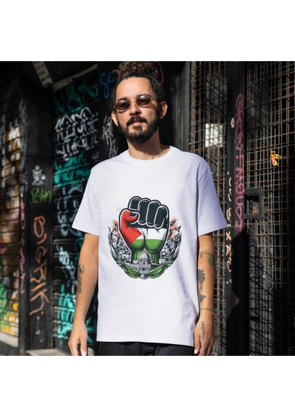 Özgür Filistin Temalı Tişört Bayrak Tasarımlı Filistin Tişörtü Unisex Çocuk ve Yetişkin fiyatları