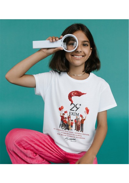 29 Ekim Cumhuriyet Bayramı Tişört 29 Ekim T-Shirt 102. Yıl Özel Tasarım Tişört fiyatları
