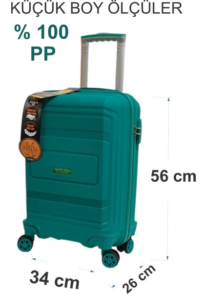 ☾ ✩ 𝐓𝐔̈𝐑𝐊 𝐘𝐈𝐋𝐃𝐈𝐙𝐈 ☾ ✩ Travel Polo Esnek Kauçuk Üstün Kaliteli Kabin Küçük Boy Valiz 𝟓𝟓 𝐜𝐦 fiyatları