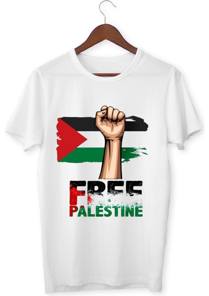 Adalet ve Özgürlük Tişörtü Filistin Bayrağı Desenli T-Shirt Unisex Çocuk Yetişkin fiyatları