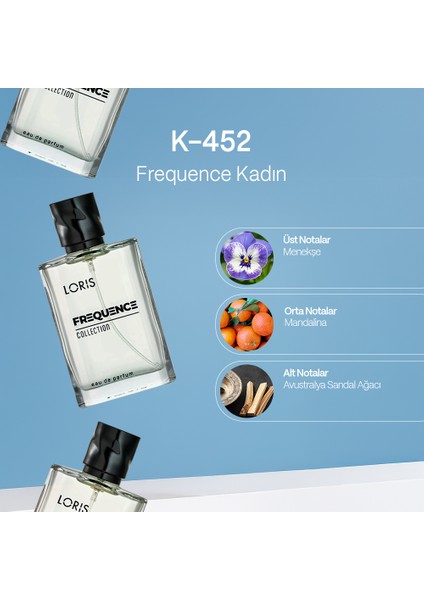 K-452 Frequence Kadın Edp Parfüm 50 ml fiyatları