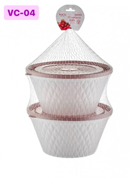 Petek Ikili Saklama Kabı 2 Lt -VC-004