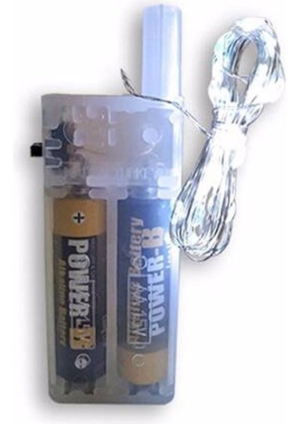 3 mt Beyaz Işık Pilli Peri LED
