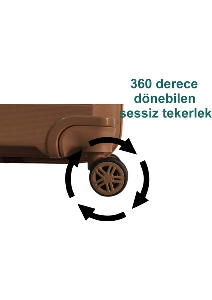 ☾ ✩ 𝐓𝐔̈𝐑𝐊 𝐘𝐈𝐋𝐃𝐈𝐙𝐈 ☾ ✩ Travel Polo Esnek Kauçuk Üstün Kaliteli Kabin Küçük Boy Valiz 𝟓𝟓 𝐜𝐦 fırsatları