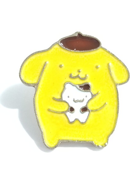 Pompompurin Rozet Kawaii Friends Hello Kitty Sevimli Cute Hayvan Çocuk Hediye Çanta Süsü