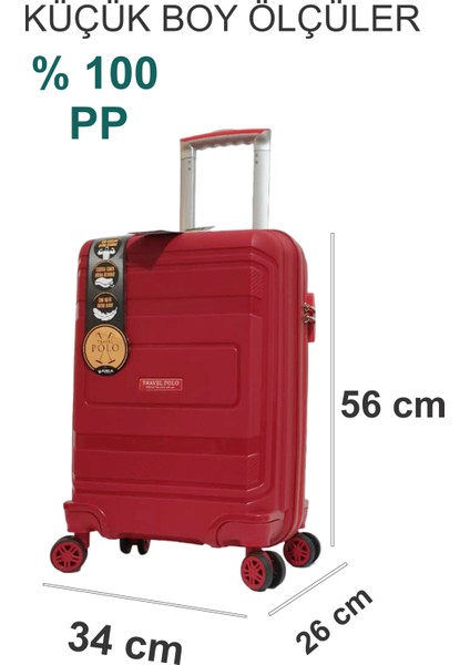 ☾ ✩ 𝐓𝐔̈𝐑𝐊 𝐘𝐈𝐋𝐃𝐈𝐙𝐈 ☾ ✩ Travel Polo Esnek Kauçuk Üstün Kaliteli Kabin Küçük Boy Valiz 𝟓𝟓 𝐜𝐦 fiyatları