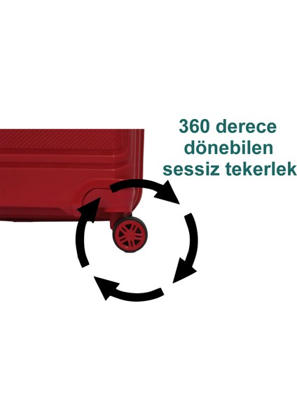 ☾ ✩ 𝐓𝐔̈𝐑𝐊 𝐘𝐈𝐋𝐃𝐈𝐙𝐈 ☾ ✩ Travel Polo Esnek Kauçuk Üstün Kaliteli Kabin Küçük Boy Valiz 𝟓𝟓 𝐜𝐦 modelleri