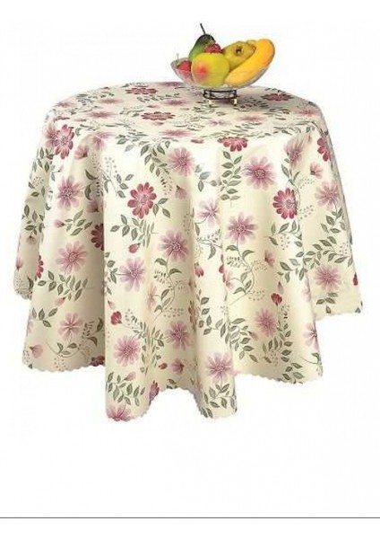 Sermat Hazır Masa Örtüsü 140X140 cm Yuvarlak -MH69
