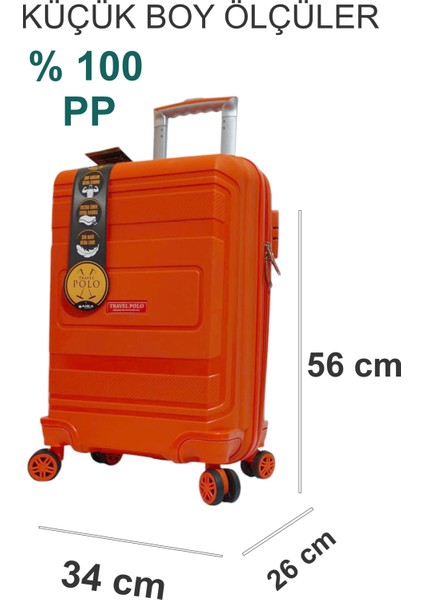 ☾ ✩ 𝐓𝐔̈𝐑𝐊 𝐘𝐈𝐋𝐃𝐈𝐙𝐈 ☾ ✩ Travel Polo Esnek Kauçuk Üstün Kaliteli Kabin Küçük Boy Valiz 𝟓𝟓 𝐜𝐦 fiyatları