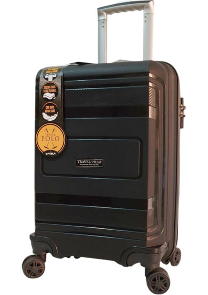 ☾ ✩ 𝐓𝐔̈𝐑𝐊 𝐘𝐈𝐋𝐃𝐈𝐙𝐈 ☾ ✩ Travel Polo Esnek Kauçuk Üstün Kaliteli Kabin Küçük Boy Valiz 𝟓𝟓 𝐜𝐦