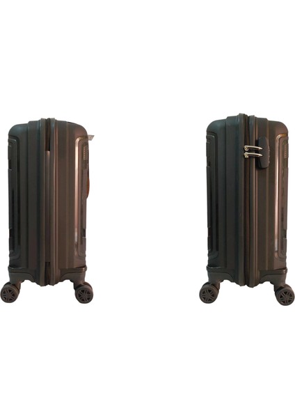 ☾ ✩ 𝐓𝐔̈𝐑𝐊 𝐘𝐈𝐋𝐃𝐈𝐙𝐈 ☾ ✩ Travel Polo Esnek Kauçuk Üstün Kaliteli Kabin Küçük Boy Valiz 𝟓𝟓 𝐜𝐦 indirimleri
