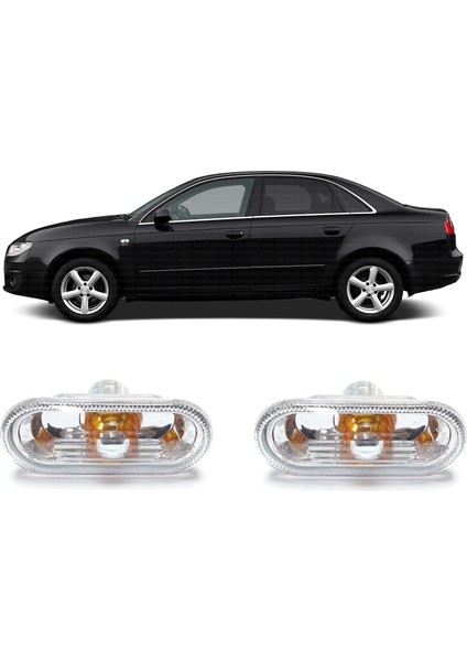 Seat Exeo 2009 - 2014 Uyumlu Çamurluk Sinyali Sağ + Sol Takım 2 Adet 6L0949117A