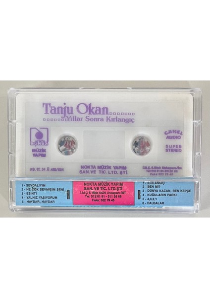 Tanju Okan Kırlangıç Yıllar Sonra Kaset (Orijinal Dönem Baskı Kaset) fiyatları