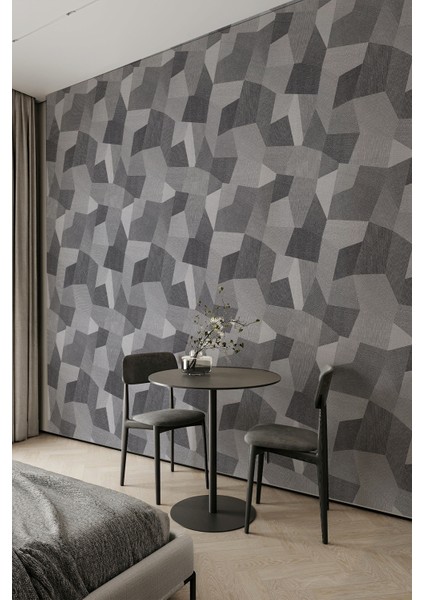 Gri Retro Patchwork Desenli Tek Parça Duvar Kağıdı fiyatları
