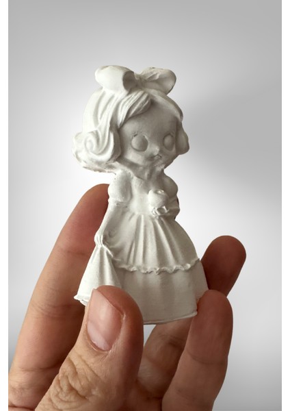 Prenses Figür 5 Adet Taş Biblo Çocuk Boyama Etkinliği