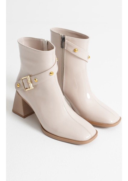 Vera Kadın Bej Rugan Topuklu Bot modelleri