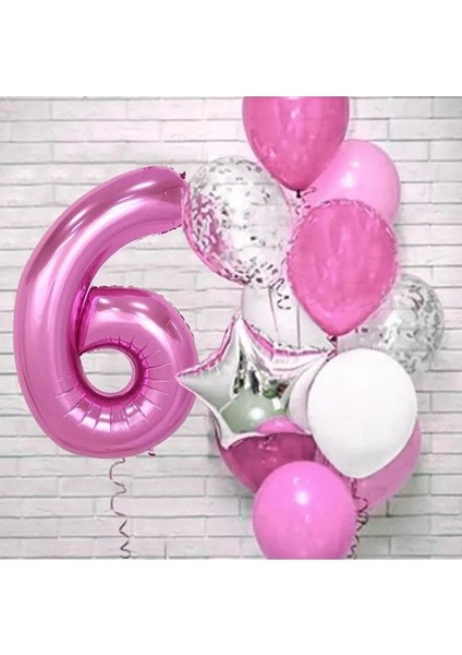 Fuşya Yaş Balon Set 6 fiyatları