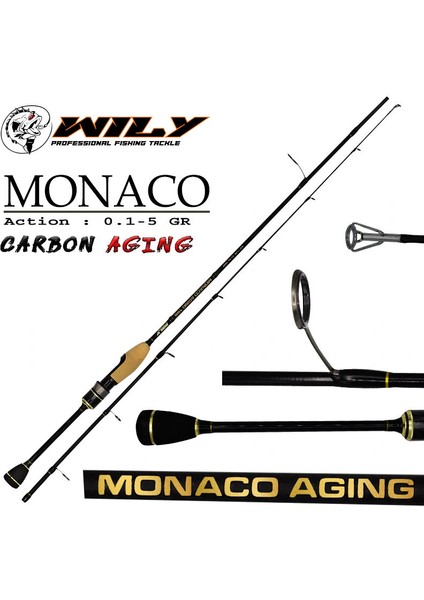 Monaco 198CM Aging Kamışı 0,1-5 gr fırsatları