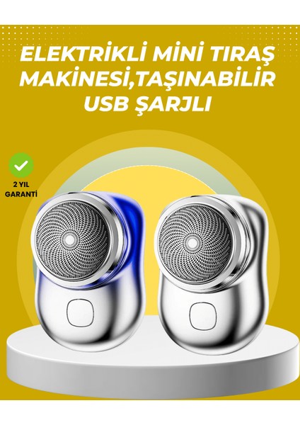 Bestonly Taşınabilir, Cep Boyunda, Şarjlı Elektrikli Tıraş Makinesi